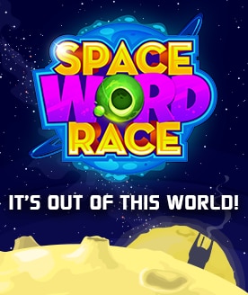 Play Space Word Race online for free at PCHgames